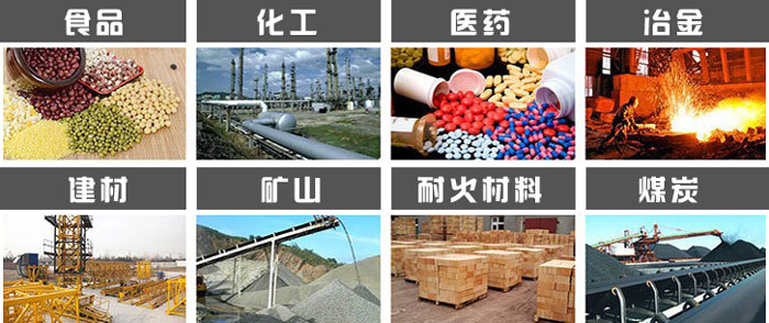 直徑1000型振動篩使用的行業(yè):食品，化工，醫(yī)藥，冶金，建材，礦山，耐火材料，煤炭等行業(yè)。