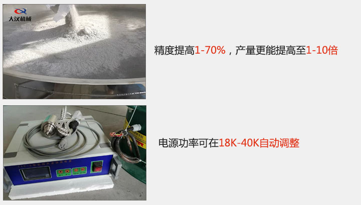 精度提高1—70%，產(chǎn)量更能提高至1-10倍  電源功率可在18K-40K自動(dòng)調(diào)整
