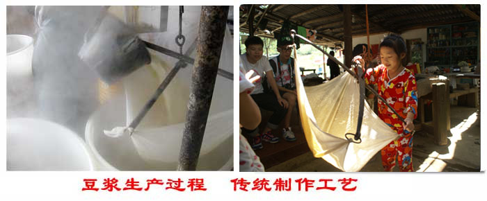 豆?jié){的傳統(tǒng)過(guò)濾篩分方式。