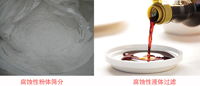 PP材質(zhì)塑料篩分機整機可篩分物料特性。